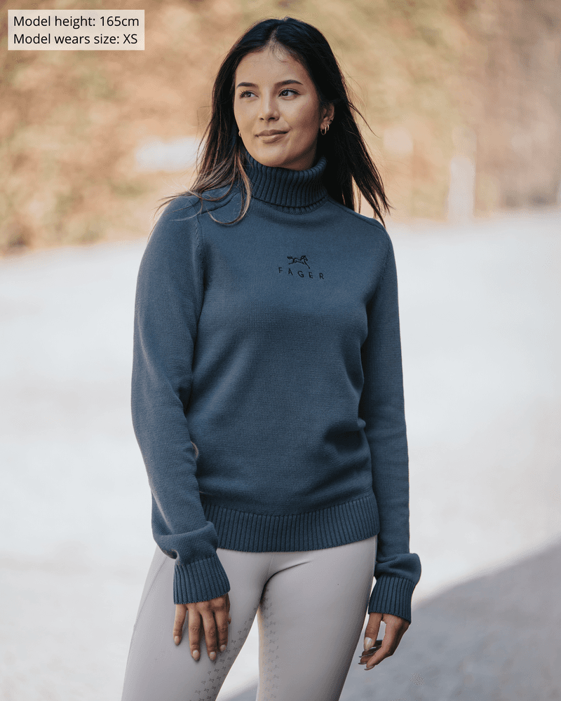 Jackie Turtleneck Sweater Navy