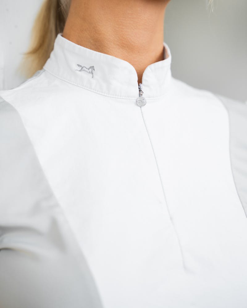 Sanna Competition Shirt Short Sleeve Grey