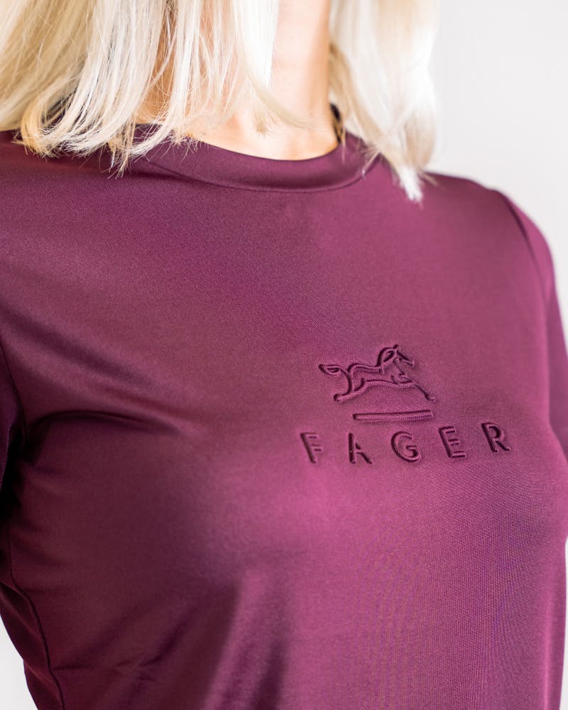 Ida Long sleeve T-shirt Burgundy